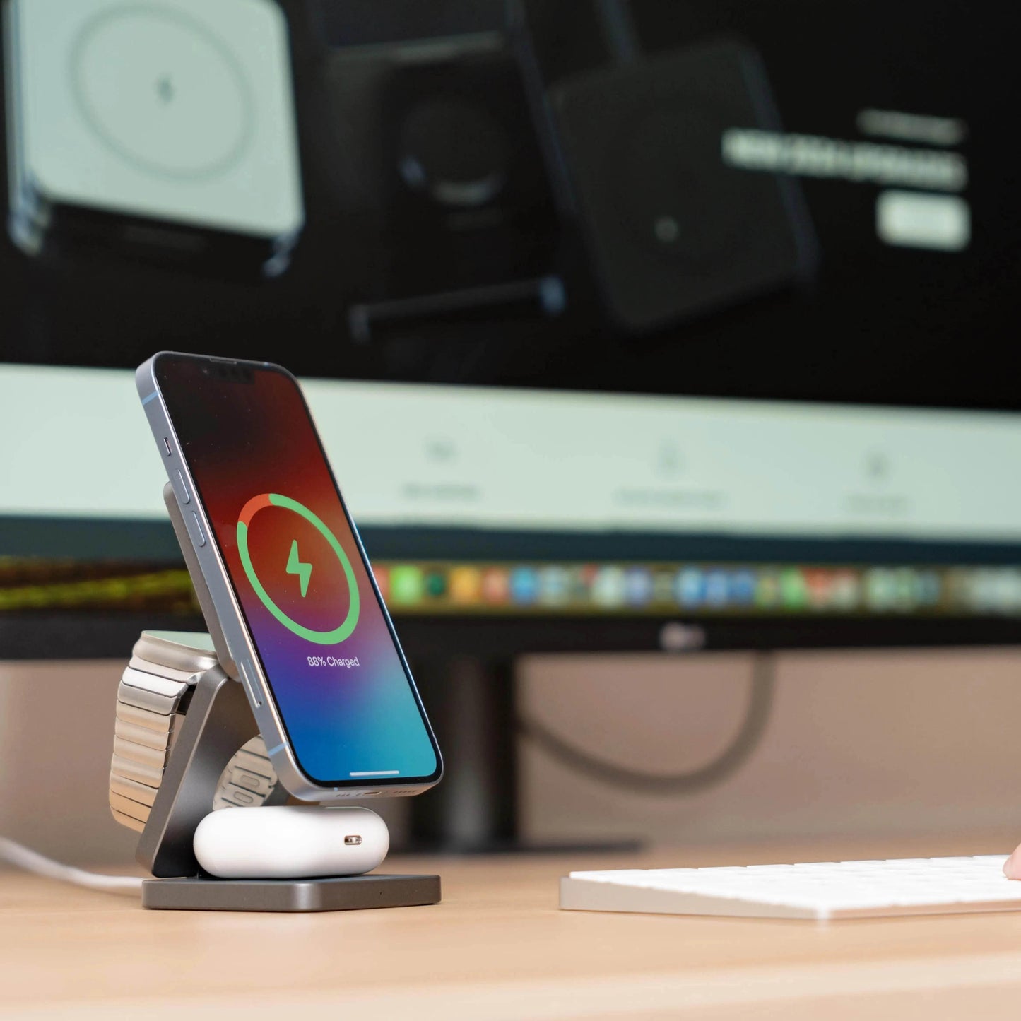 Station de Charge 3-en-1 pliable - TrioBoost